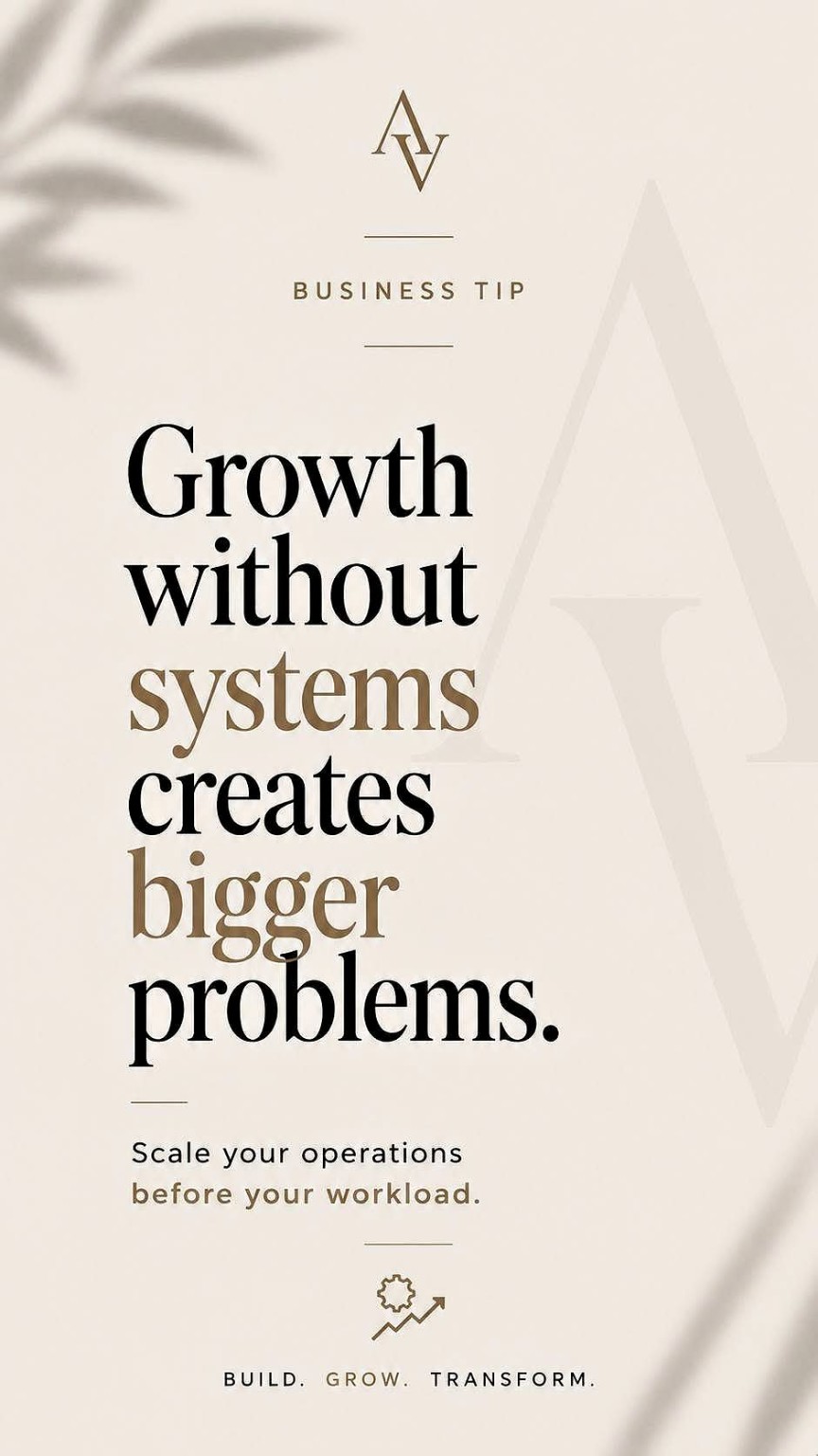 Growth without systems