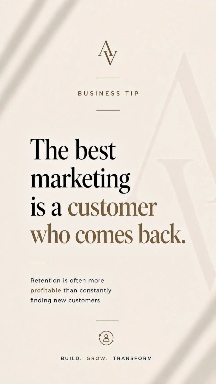Customer retention insight